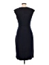 Connected Apparel 100% Polyester Solid Black Cocktail Dress Size 10 - photo 2