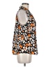 Who What Wear 100% Polyester Orange Sleeveless Blouse Size M - photo 4