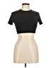 Zara Black Short Sleeve Turtleneck Size M - photo 1