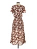 Sienna Sky 100% Polyester Floral Brown Casual Dress Size XS - photo 2