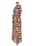 Sienna Sky 100% Polyester Floral Brown Casual Dress Size XS - photo 5