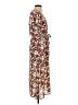 Sienna Sky 100% Polyester Floral Brown Casual Dress Size XS - photo 4