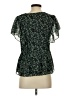 Madewell 100% Polyester Green Short Sleeve Blouse Size S - photo 2