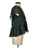 Madewell 100% Polyester Green Short Sleeve Blouse Size S - photo 4
