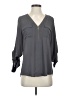 Express 100% Polyester Gray 3/4 Sleeve Blouse Size S - photo 1