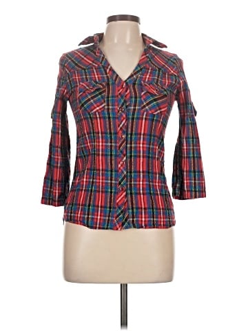 Bongo 3/4 Sleeve Button-Down Shirt (view 1)