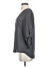 Express 100% Polyester Gray 3/4 Sleeve Blouse Size S - photo 5