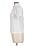 Zara Stripes White Short Sleeve Button-Down Shirt Size 10 - photo 5