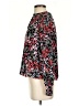 Luna 100% Polyester Floral Black Long Sleeve Blouse Size S - photo 5
