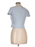 Caution to the Wind Blue Short Sleeve Top Size L - photo 5