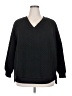Adrianna Papell Chevron-herringbone Black Pullover Sweater Size 2X - photo 1
