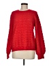 Ann Taylor LOFT Hearts Red Pullover Sweater Size M - photo 1