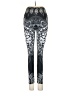 Shein Graphic Black Leggings Size 4 - photo 2
