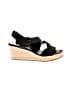 Eileen Fisher Black Wedges Size 8 1/2 - photo 1