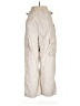 AE77 100% Cotton Ivory Snow Pants With Bib Size 8 - photo 2