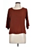 Blue Sand Brown 3/4 Sleeve Top Size L - photo 1