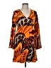 Judith March Print Orange Casual Dress Size M - photo 1