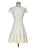 Amanda Uprichard 100% Polyester Ivory Cocktail Dress Size P (petite) - photo 1