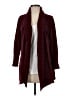 Seven7 100% Polyester Burgundy Cardigan Size S - photo 1