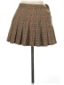 Shein 100% Polyester Plaid Brown Casual Skirt Size M - photo 2