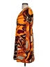 Judith March Print Orange Casual Dress Size M - photo 5