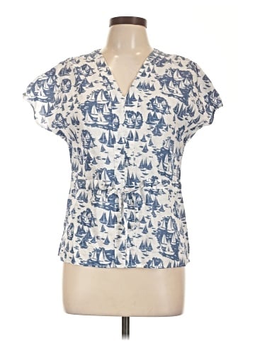 Reyn Spooner Short Sleeve Blouse (view 1)