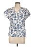 Reyn Spooner Blue Short Sleeve Blouse Size M - photo 1