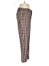 CAbi Plaid Red Casual Pants Size 4 - photo 4