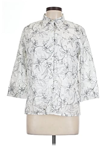 Alfred Dunner 3/4 Sleeve Button-Down Shirt (view 1)