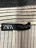 Zara Stripes Silver Casual Pants Size S - photo 4
