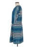 PrAna 100% Polyester Stripes Blue Casual Dress Size M - photo 5