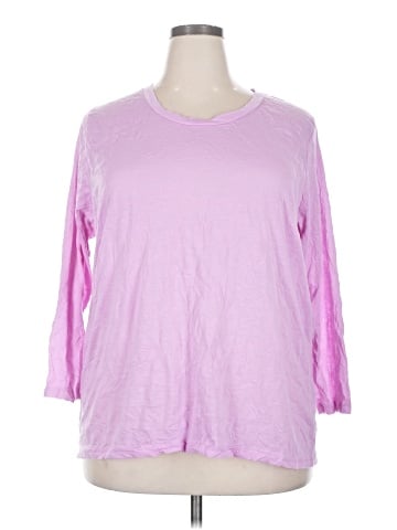Pleats Collection 3/4 Sleeve T-Shirt (view 1)