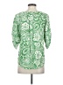Maeve 100% Rayon Green 3/4 Sleeve Blouse Size XS - photo 2