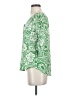 Maeve 100% Rayon Green 3/4 Sleeve Blouse Size XS - photo 5