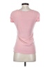 Tahari Hearts Pink Short Sleeve Top Size S - photo 2