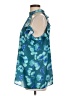 Worthington Teal Sleeveless Blouse Size L - photo 5