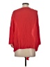 Ella Moss 100% Rayon Red 3/4 Sleeve Blouse Size S - photo 2
