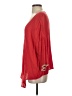 Ella Moss 100% Rayon Red 3/4 Sleeve Blouse Size S - photo 5
