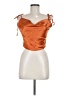 Shein Orange Sleeveless Blouse Size 6 - photo 1