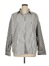 Express Stripes Silver Long Sleeve Button-Down Shirt Size XL - photo 1