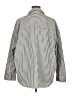Express Stripes Silver Long Sleeve Button-Down Shirt Size XL - photo 2
