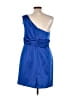 David's Bridal 100% Polyester Blue Cocktail Dress Size 14 - photo 2