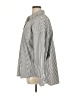 Express Stripes Silver Long Sleeve Button-Down Shirt Size XL - photo 5
