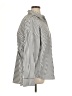 Express Stripes Silver Long Sleeve Button-Down Shirt Size XL - photo 4