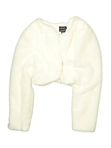 Pink & Violet Faux Fur Vest (view 1)