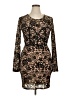 Lulus Animal Print Brown Cocktail Dress Size XL - photo 1