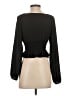 WAYF 100% Polyester Black Long Sleeve Blouse Size XS - photo 2
