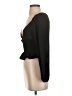 WAYF 100% Polyester Black Long Sleeve Blouse Size XS - photo 5