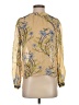 Warm 100% Viscose Gold Long Sleeve Blouse Size XS (0) - photo 1