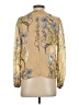 Warm 100% Viscose Gold Long Sleeve Blouse Size XS (0) - photo 2